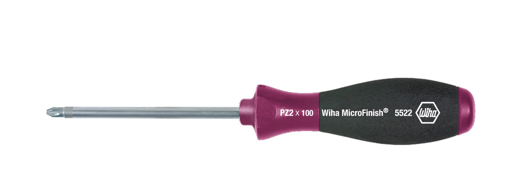 картинка Отвертка Pozidriv MicroFinish® 5522 WIHA 29153 от магазина "Элит-инструмент"
