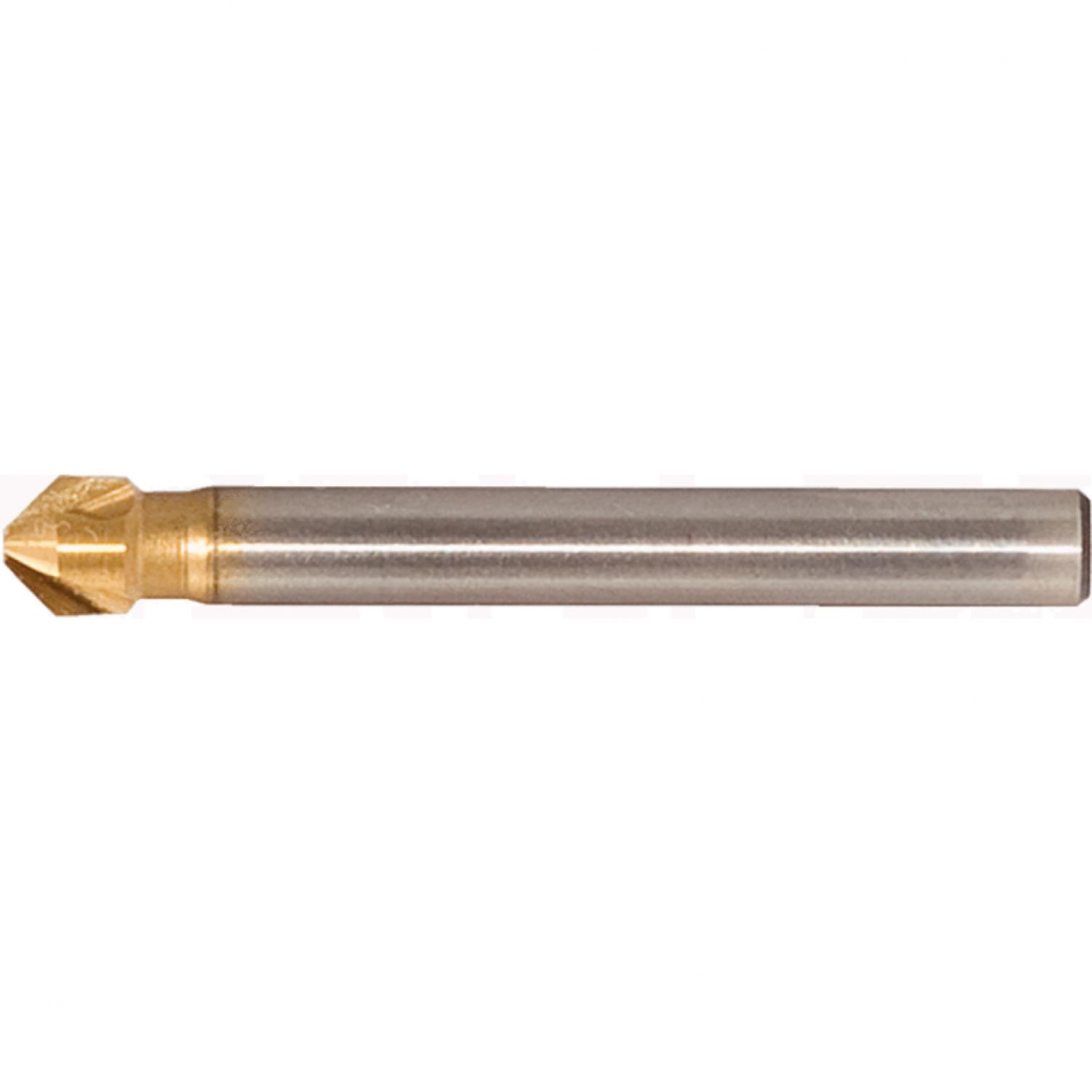 Конический и зачистной зенкер HSS TiN 90°, 12,4 мм