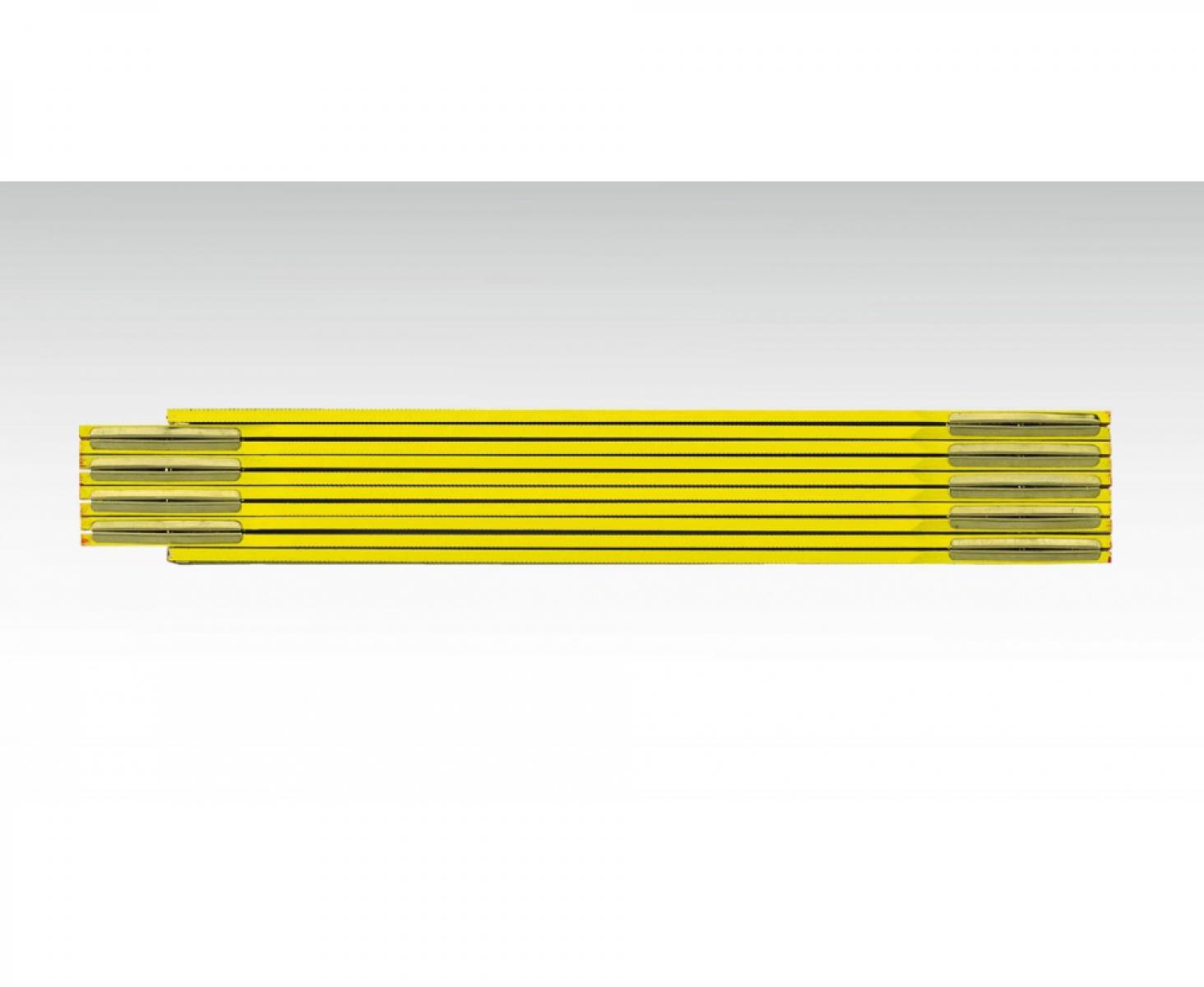 картинка Метр складной деревянный желтый 907 2 м х 17 мм Stabila 01604 от магазина "Элит-инструмент"