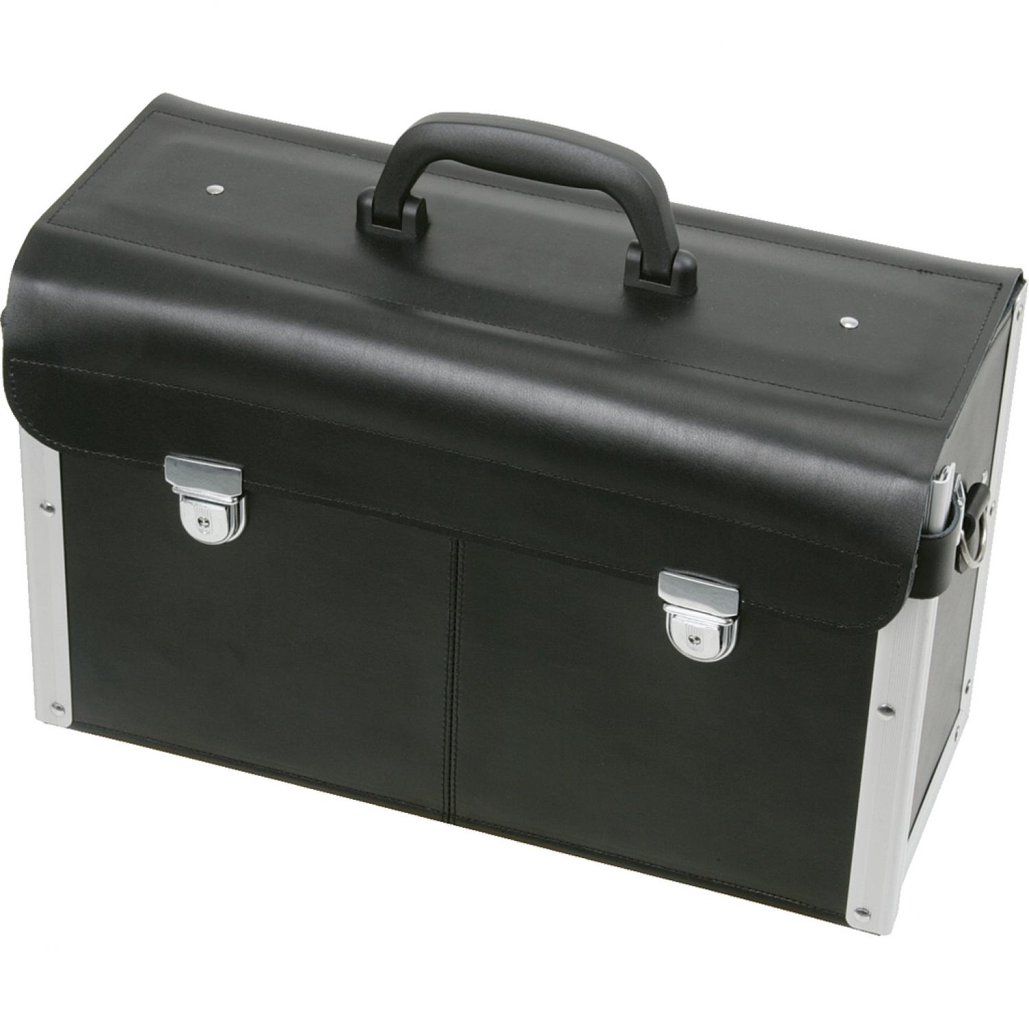 Кожаный чемодан для инструментов, ДL420xB150xH250 мм