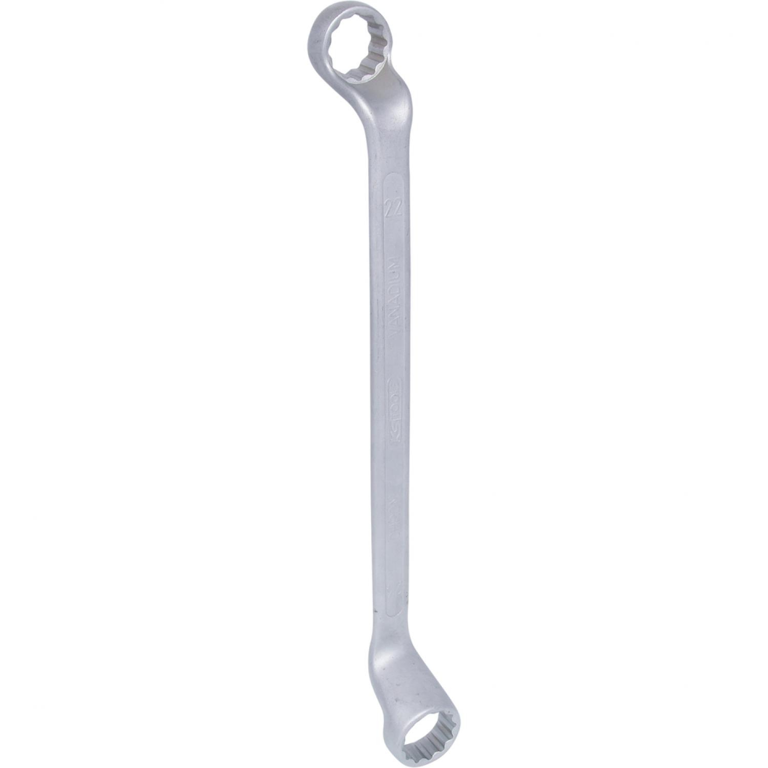 картинка Двусторонний накидной ключ, изогнутый, 22x24 мм от магазина "Элит-инструмент"