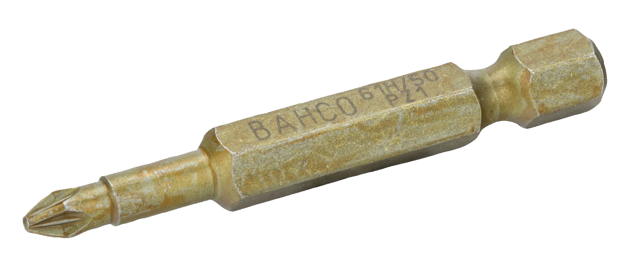 Особо прочные торсионные биты для отверток Pozidriv, 50 мм BAHCO 61H/50PZ2
