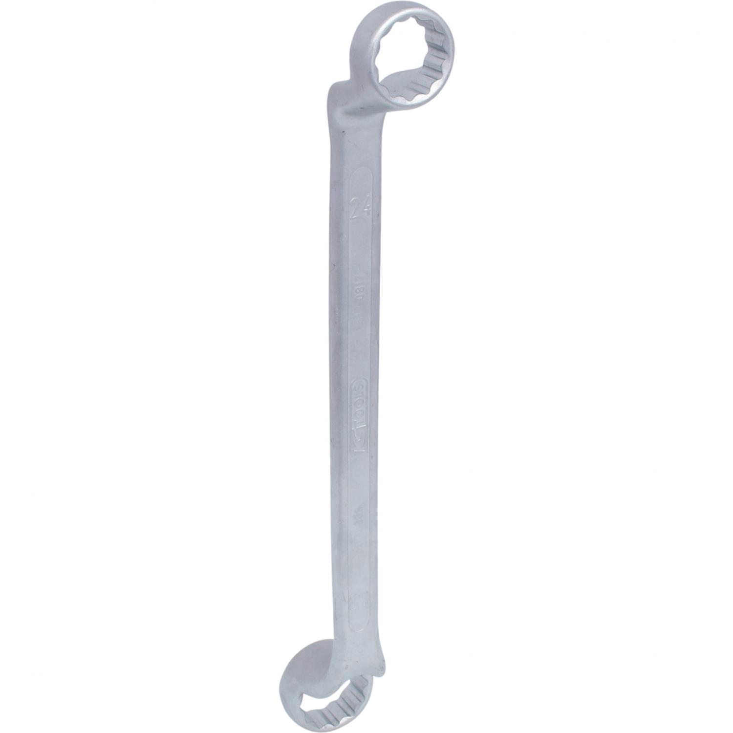 картинка Двусторонний накидной ключ, изогнутый, 24х30 мм подвеска от магазина "Элит-инструмент"