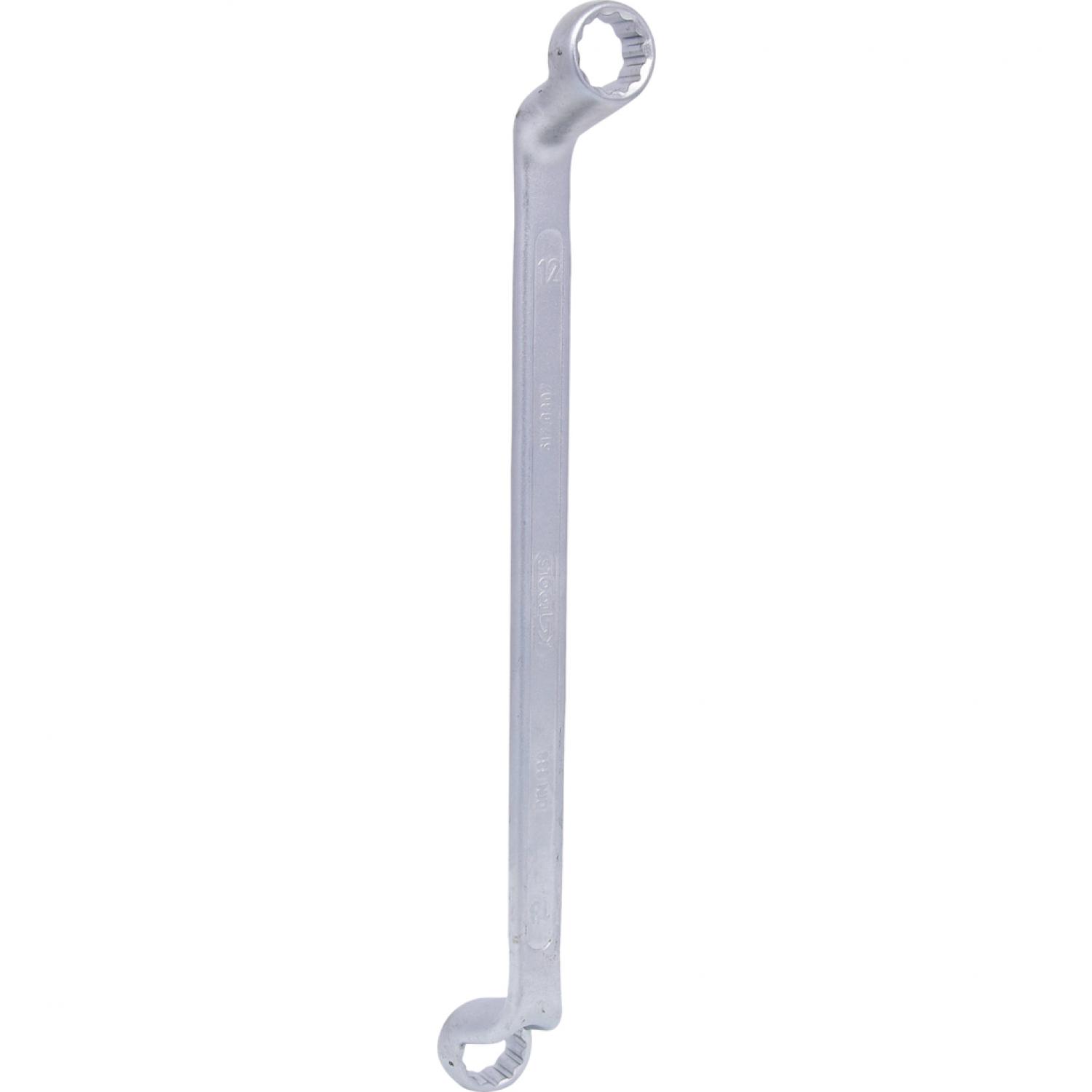 картинка Двусторонний накидной ключ, изогнутый, 12х13 мм подвеска от магазина "Элит-инструмент"