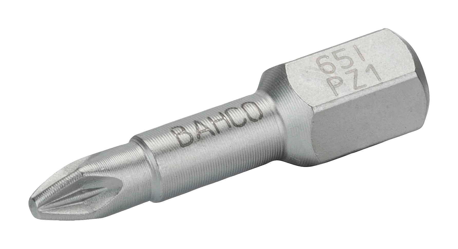 Торцевые биты из нержавеющей стали Pozidriv - 25 мм BAHCO 65I/PZ1