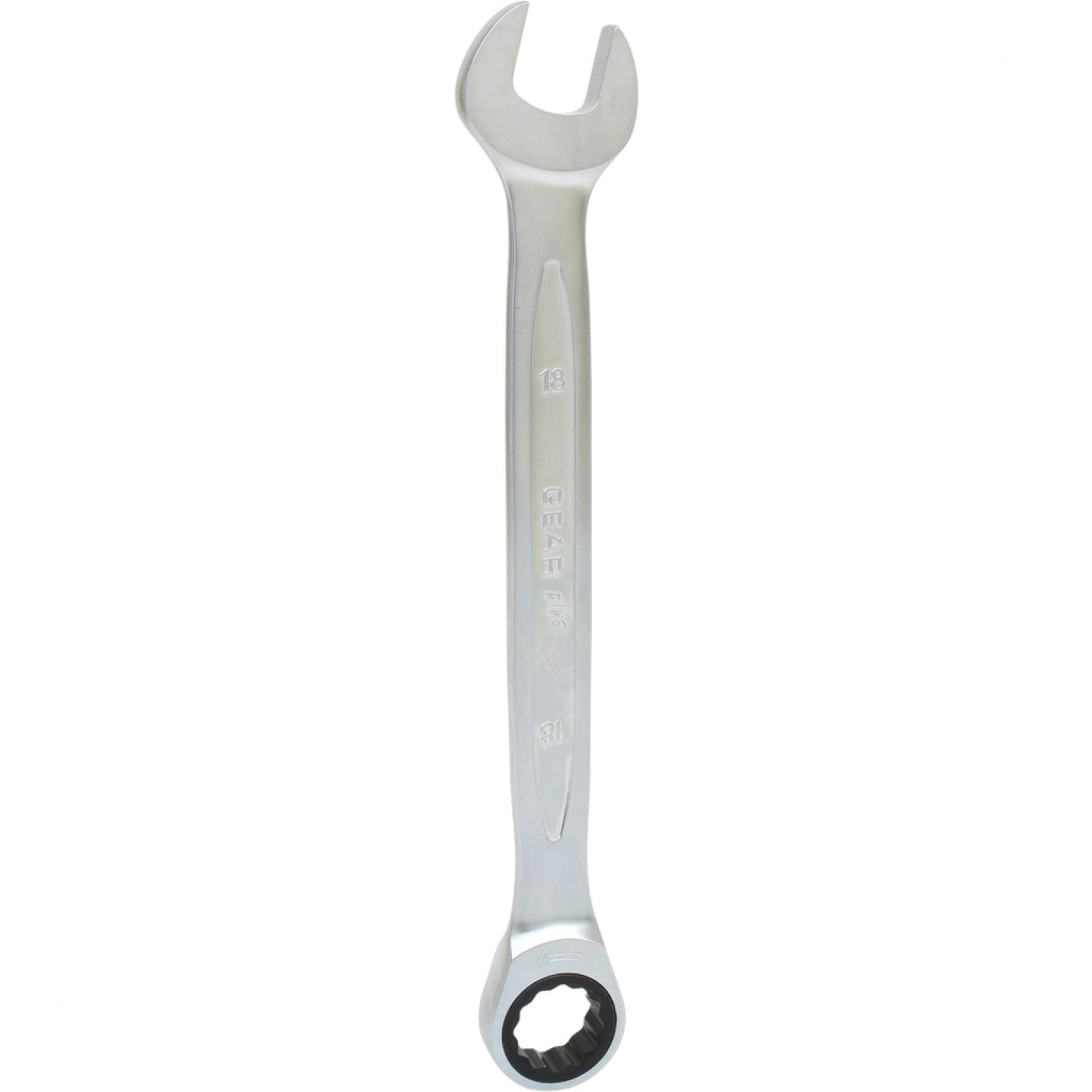 картинка Комбинированный ключ с трещоткой GEARplus, 18 мм подвеска от магазина "Элит-инструмент"