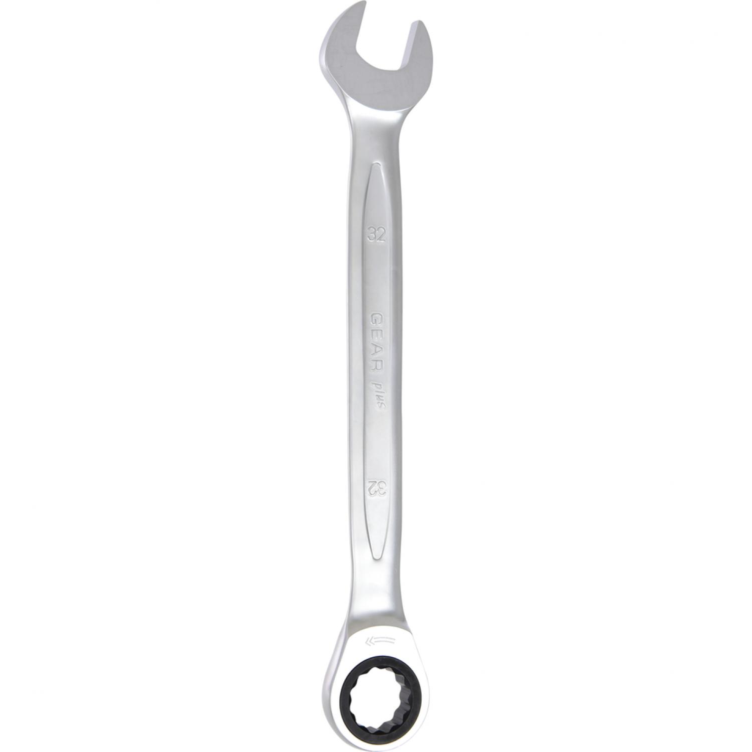 картинка Комбинированный ключ с трещоткой GEARplus, 32 мм от магазина "Элит-инструмент"