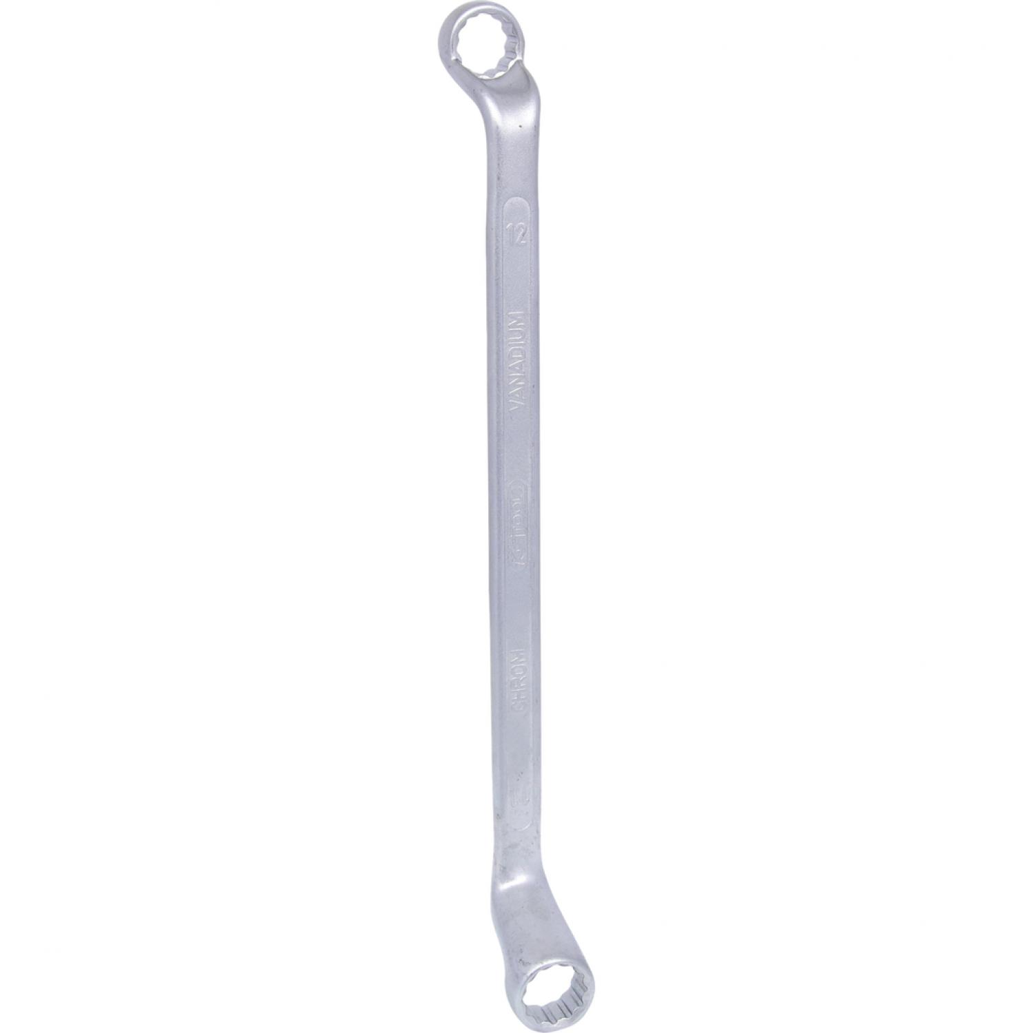 картинка Двусторонний накидной ключ, изогнутый, 12х13 мм подвеска от магазина "Элит-инструмент"