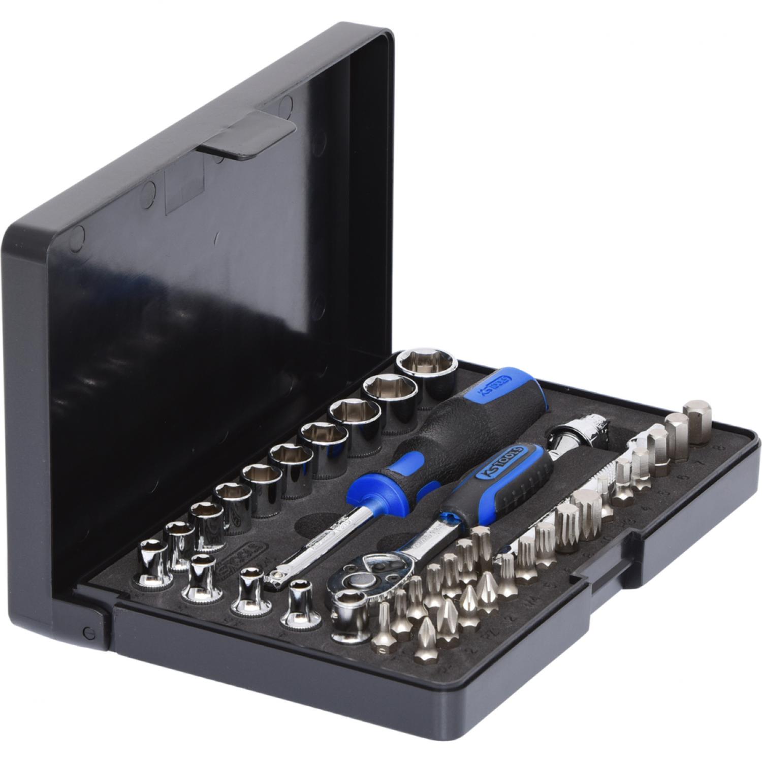 картинка Комплект торцовых ключей CHROMEplus 1/4'', 40 шт от магазина "Элит-инструмент"
