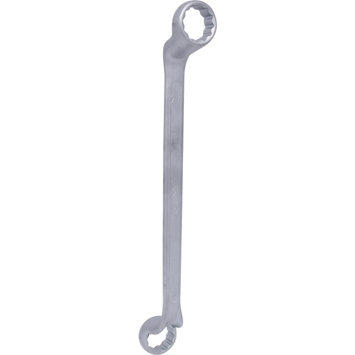 картинка Двусторонний накидной ключ, изогнутый, 27x30 мм от магазина "Элит-инструмент"