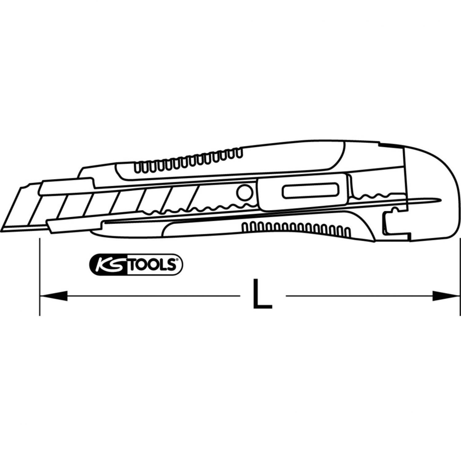 картинка Универсальный нож с ломающимся лезвием, 18 мм от магазина "Элит-инструмент"