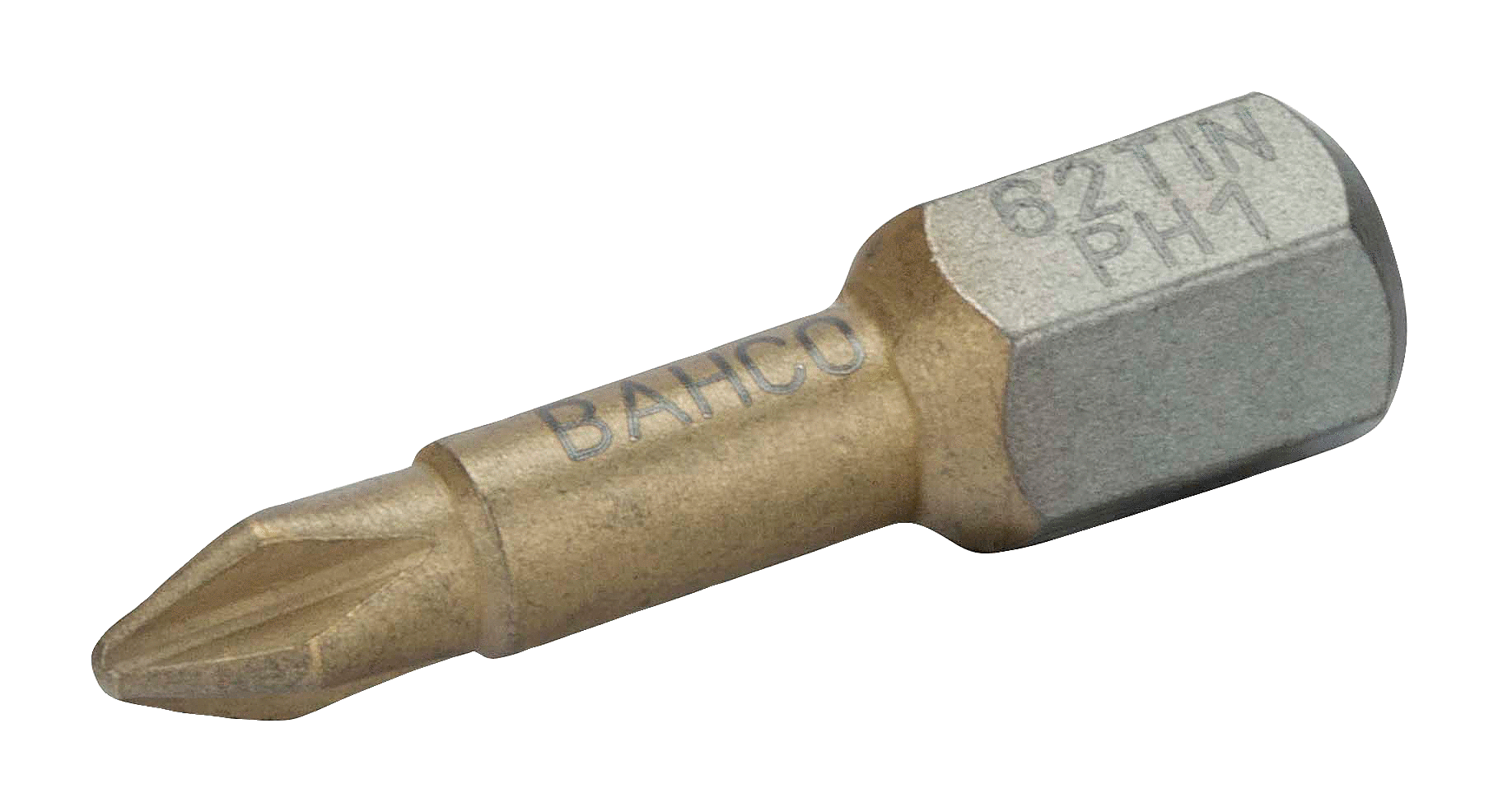 картинка Торсионные биты с покрытием из нитрида титана для отверток Phillips, 25 мм BAHCO 62TIN/PH3 от магазина "Элит-инструмент"