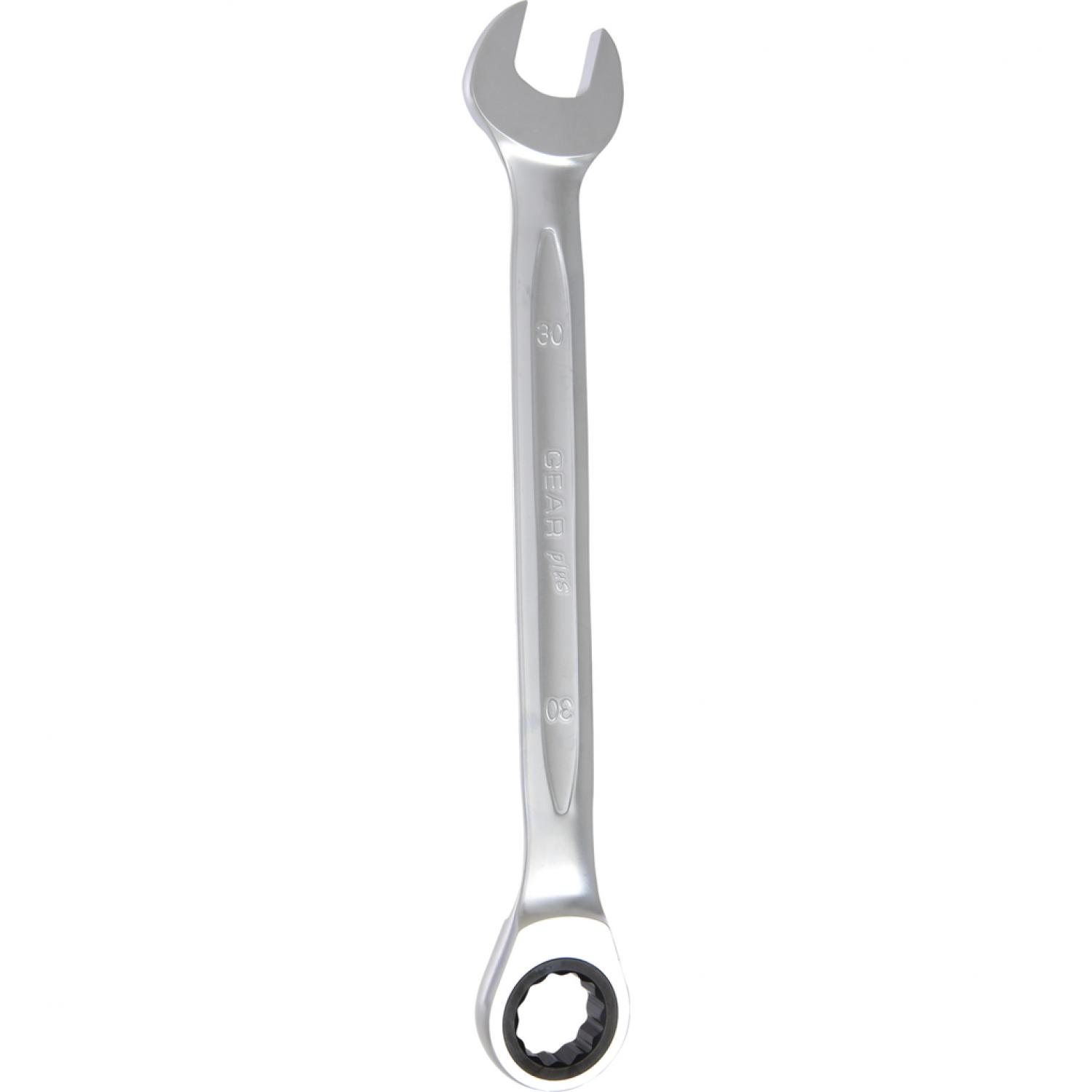 картинка Комбинированный ключ с трещоткой GEARplus, переключающийся, 30 мм от магазина "Элит-инструмент"