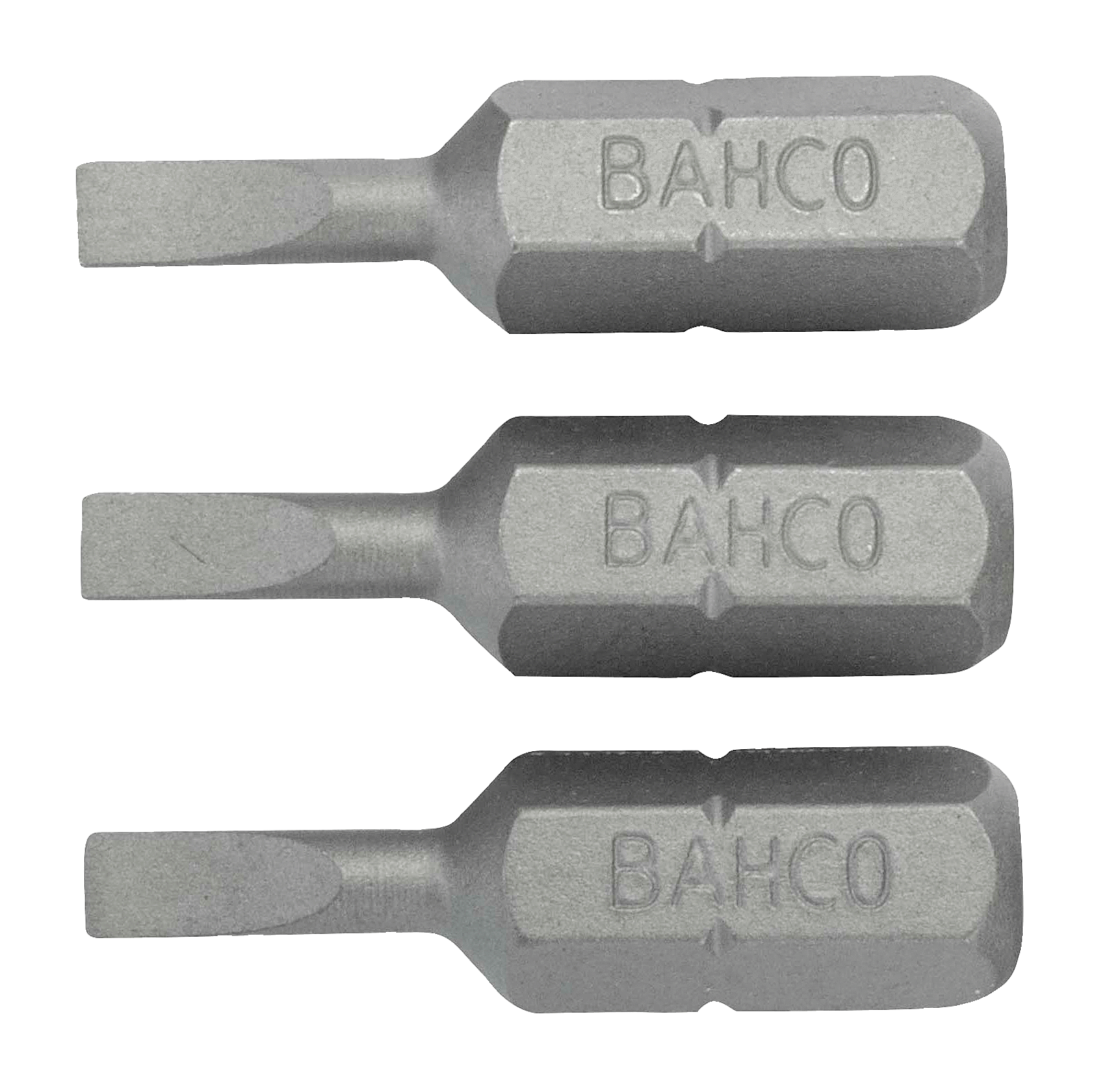картинка Стандартные биты для отверток под винты со шлицем, 25 мм BAHCO 59S/0.8-5.5-3P от магазина "Элит-инструмент"