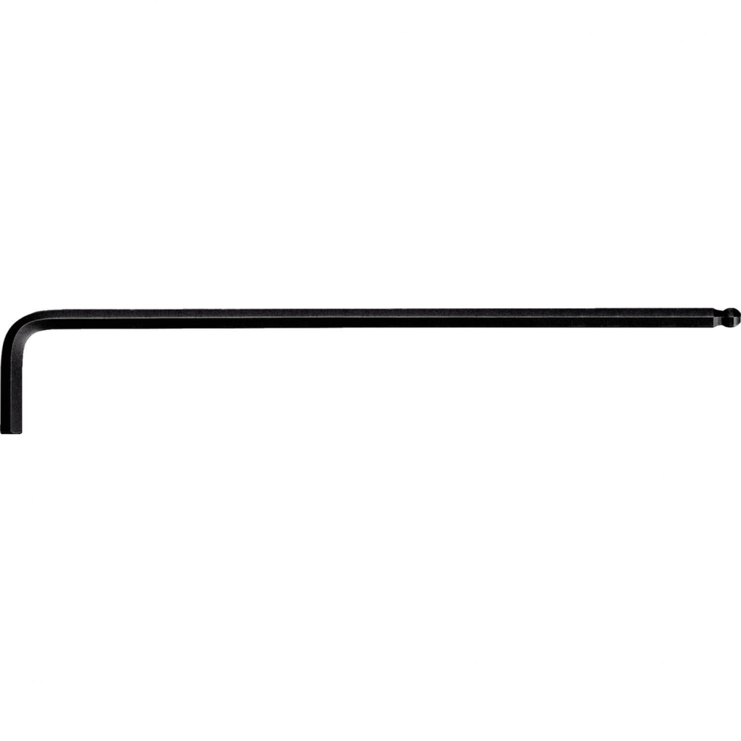 Угловой штифтовой ключ с внутренним шестигранником и шаровой головкой, с фосфатированной поверхностью, XL, 3/8''