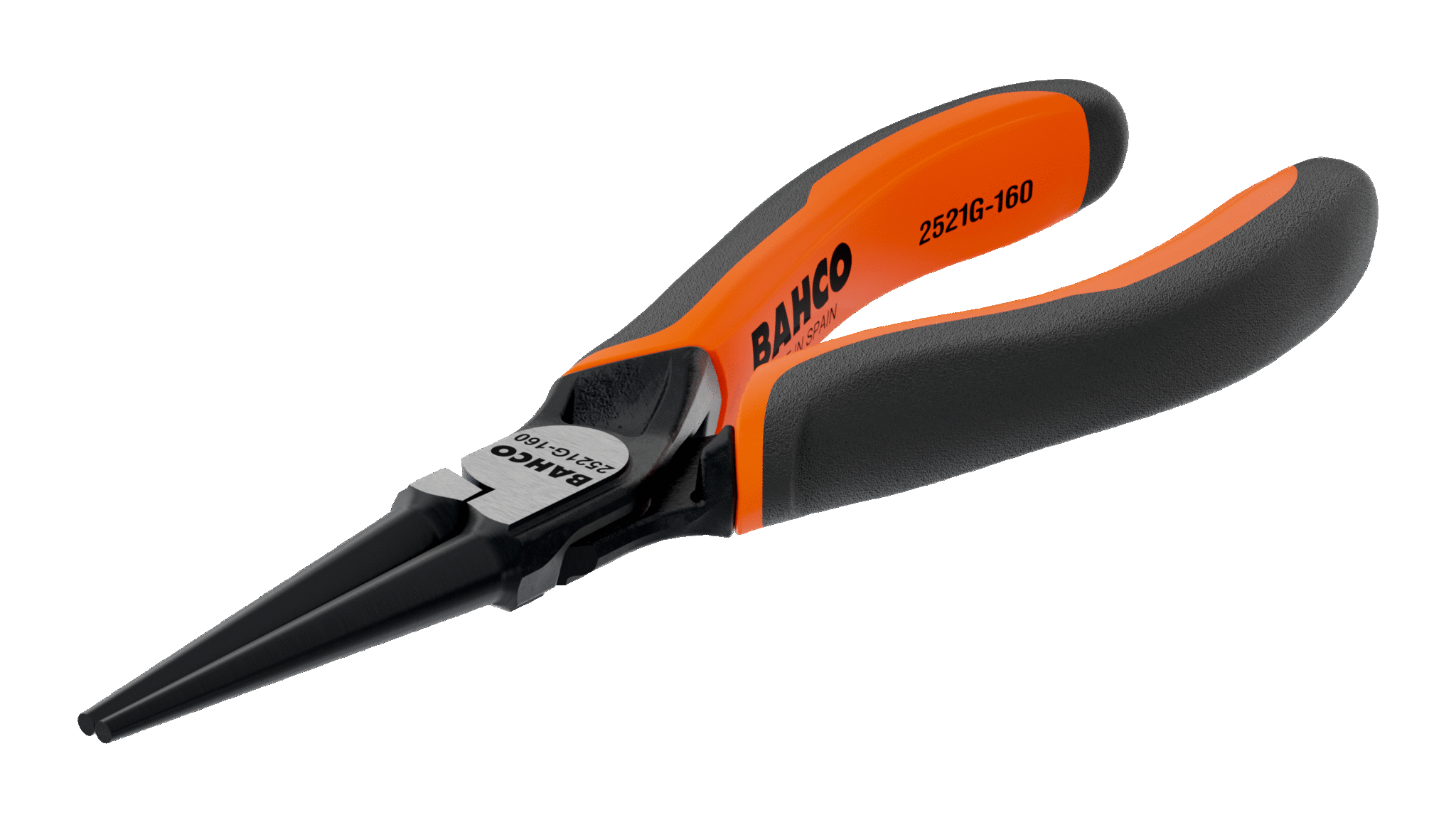 Круглогубцы ERGO™ с двухкомпанентными рукоятками и фосфатным покрытием (160 mm) Промышленная упаковка BAHCO 2521 G-160 IP