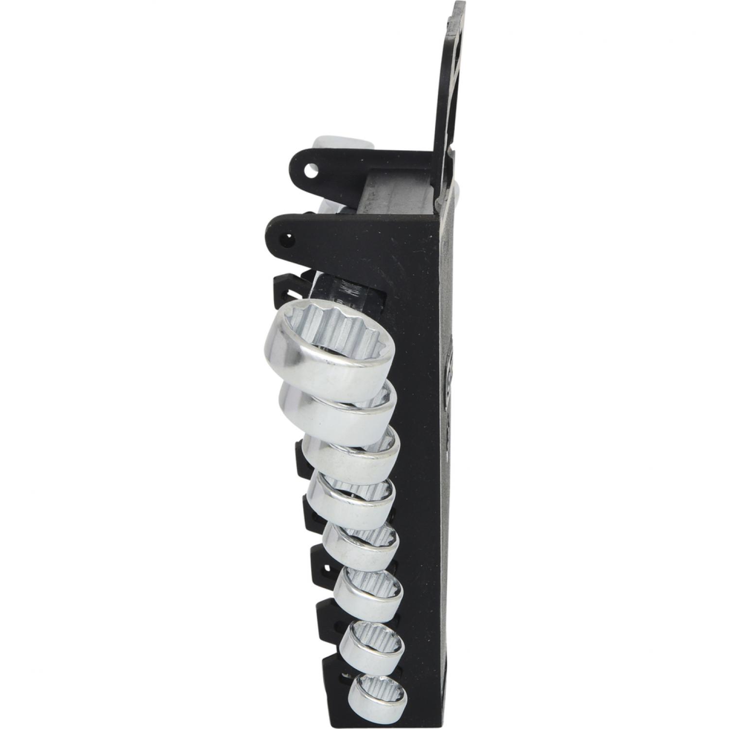 картинка Комплект комбинированных ключей, изогнутых, 8 шт, 8-19 мм от магазина "Элит-инструмент"
