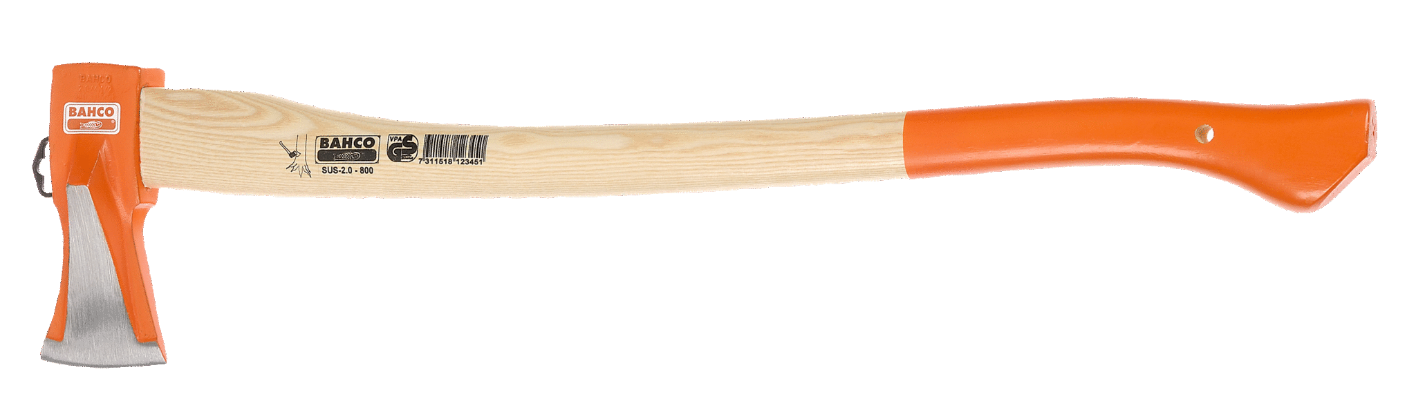 Колун, деревянная рукоятка BAHCO SUS-2.0-800