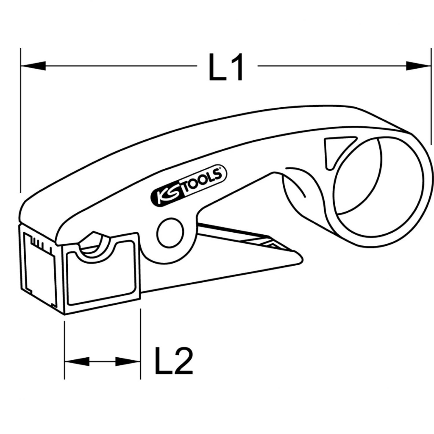 картинка Инструмент для снятия изоляции с коаксиального кабеля, 7,5 мм от магазина "Элит-инструмент"