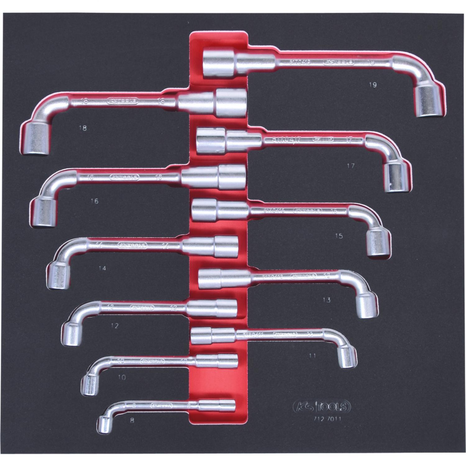 картинка Комплект Г-образных трубчатых ключей SCS, 11 шт, во вкладке на 2/3 инструментального ящика от магазина "Элит-инструмент"