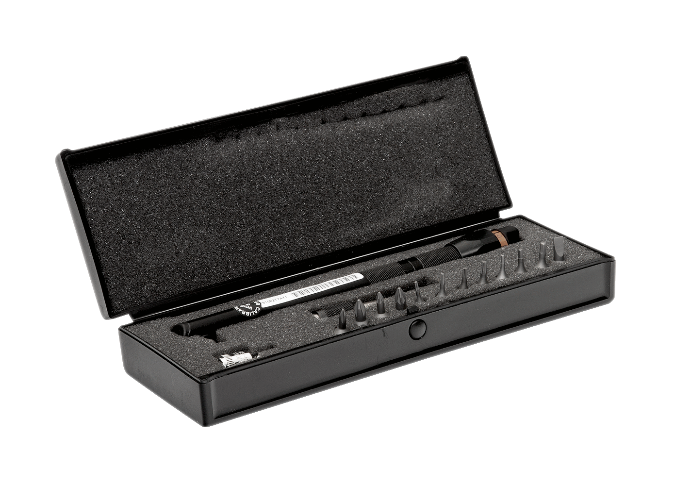 Миниатюрный регулируемый динамометрический ключ с набором насадок и фиксированной битой для отвертки BAHCO 6852-5/S17