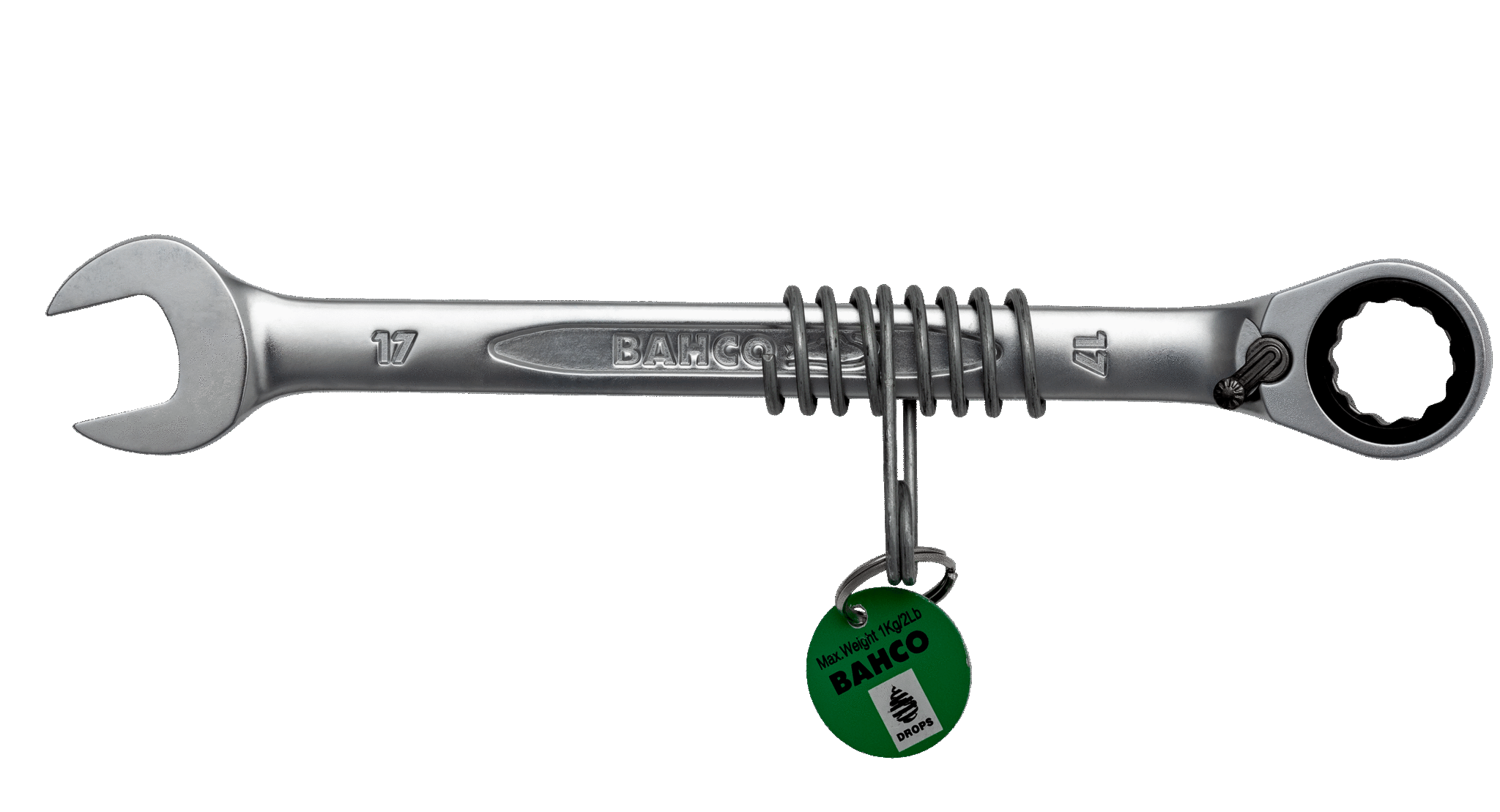картинка Комбинированный ключ с храповиком. В соответствии с DROPS best practices BAHCO TAH1RM-24 от магазина "Элит-инструмент"