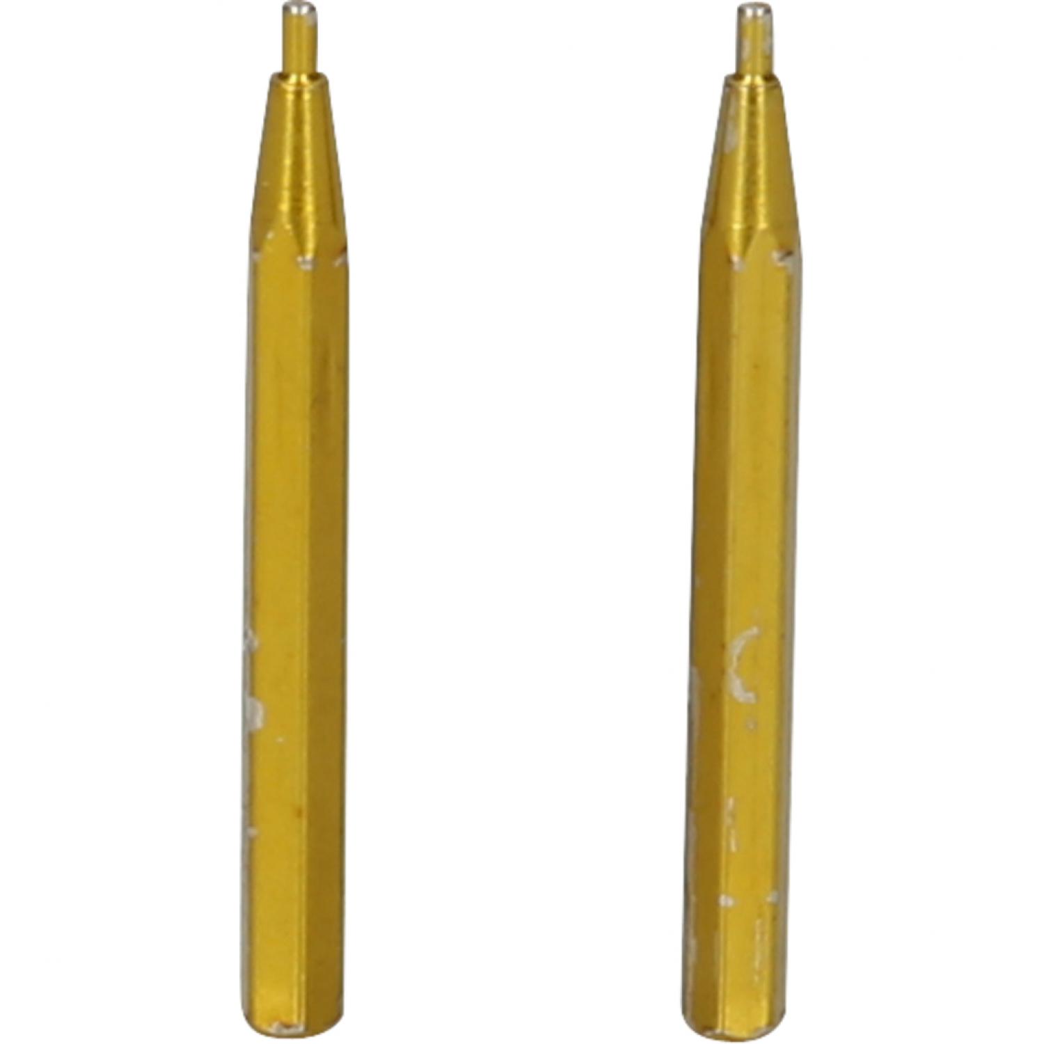 картинка Пара наконечников для двухшарнирных клещей для стопорных колец, 1,8 мм, прямые от магазина "Элит-инструмент"