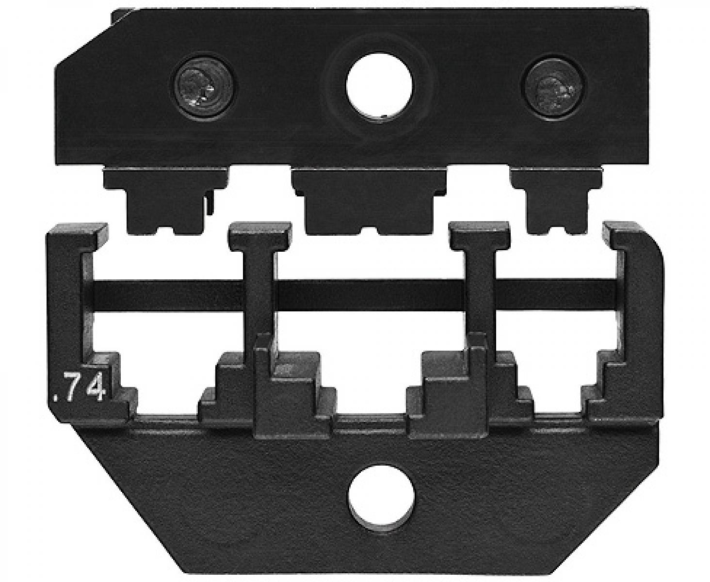 Плашка опрессовочная для штекеров типа Molex неэкранированных Knipex KN-974974