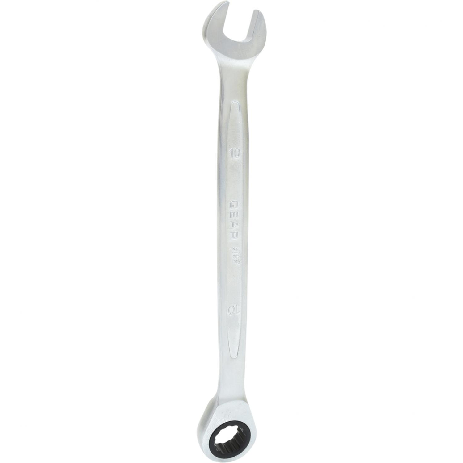 картинка Комбинированный ключ с трещоткой GEARplus, переключающийся, 10 мм от магазина "Элит-инструмент"