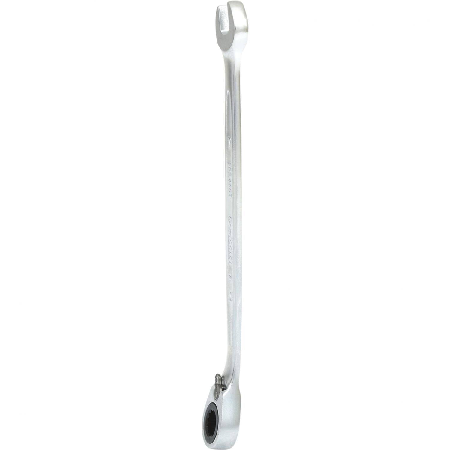 картинка Комбинированный ключ с трещоткой GEARplus, переключающийся, 7 мм подвеска от магазина "Элит-инструмент"