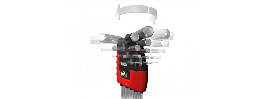 картинка Набор штифтовых ключей в держателе ErgoStar SB 369R H9 WIHA 37352 от магазина "Элит-инструмент"