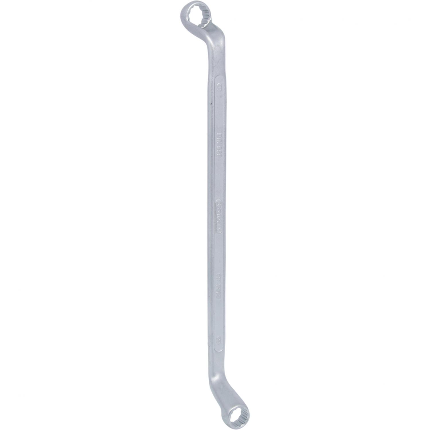 картинка Двусторонний накидной ключ, изогнутый, 8х9 мм подвеска от магазина "Элит-инструмент"