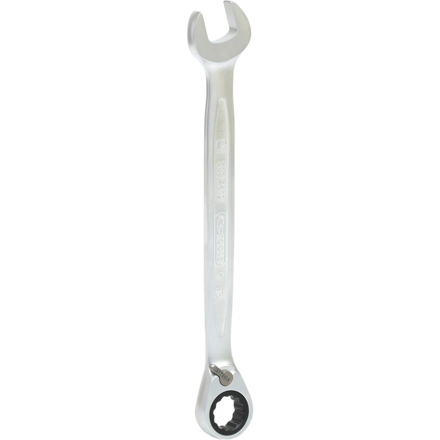 картинка Комбинированный ключ с трещоткой GEARplus, переключающийся, 12 мм подвеска от магазина "Элит-инструмент"