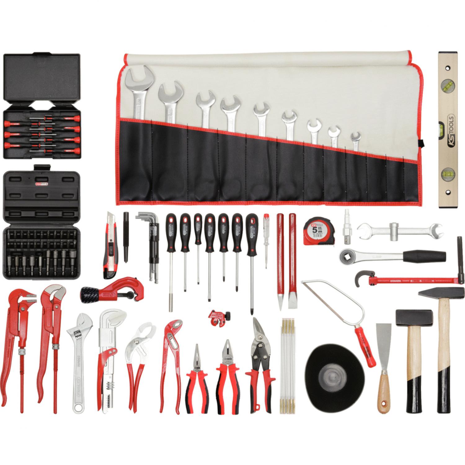 картинка Комплект инструментов для сантехнических работ Premium, из 120 шт от магазина "Элит-инструмент"
