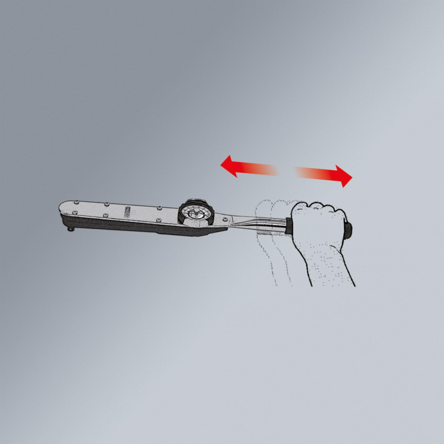 картинка Контрольный динамометрический ключ 1/4'', 1,8-9 Нм от магазина "Элит-инструмент"