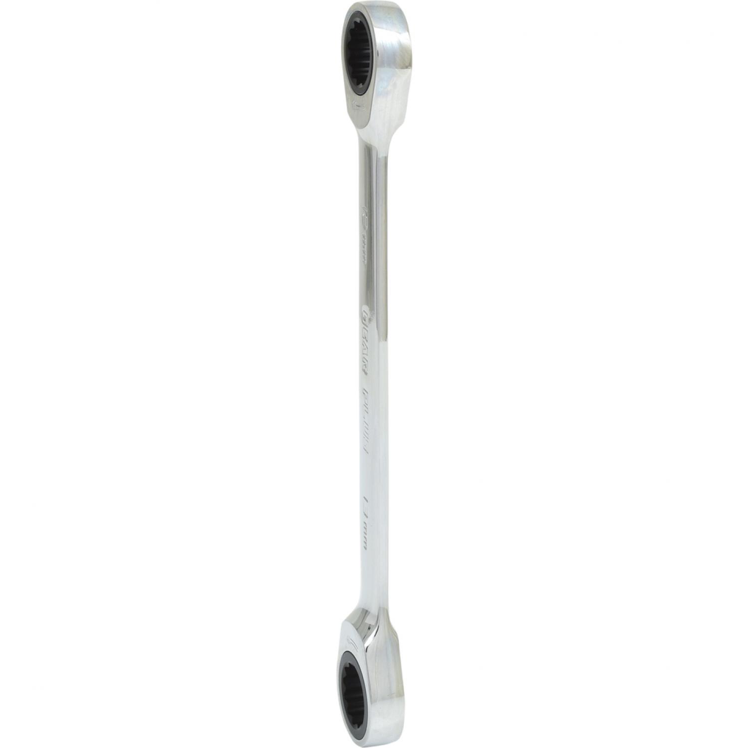 картинка Двусторонний комбинированный ключ с трещоткой GEARplus, 12x13 мм подвеска от магазина "Элит-инструмент"