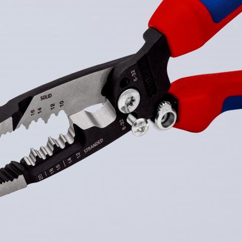 картинка KNIPEX WireStripper, многофункциональные клещи для электриков, американская модель KNIPEX 13728200  от магазина "Элит-инструмент"