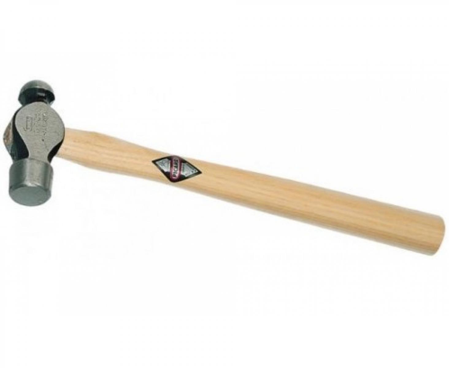 картинка Молоток слесарный английской формы с деревянной ручкой и шаровидным носиком Picard PI-00009010450 от магазина "Элит-инструмент"
