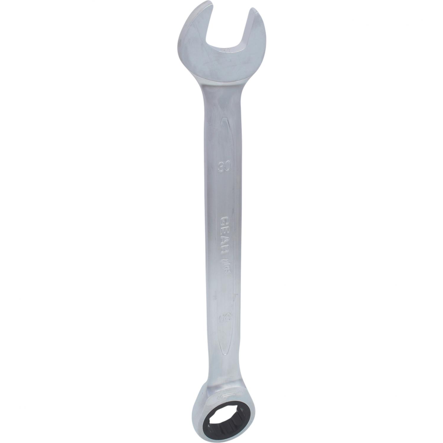 картинка Комбинированный ключ с трещоткой GEARplus, 30 мм от магазина "Элит-инструмент"