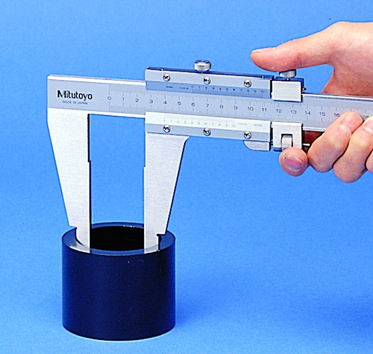 картинка Штангенциркуль нониусный, скруглённые губки, 0-600мм, 0,02мм, с микроподачей, Metric Mitutoyo СМ60 160-101  от магазина "Элит-инструмент"