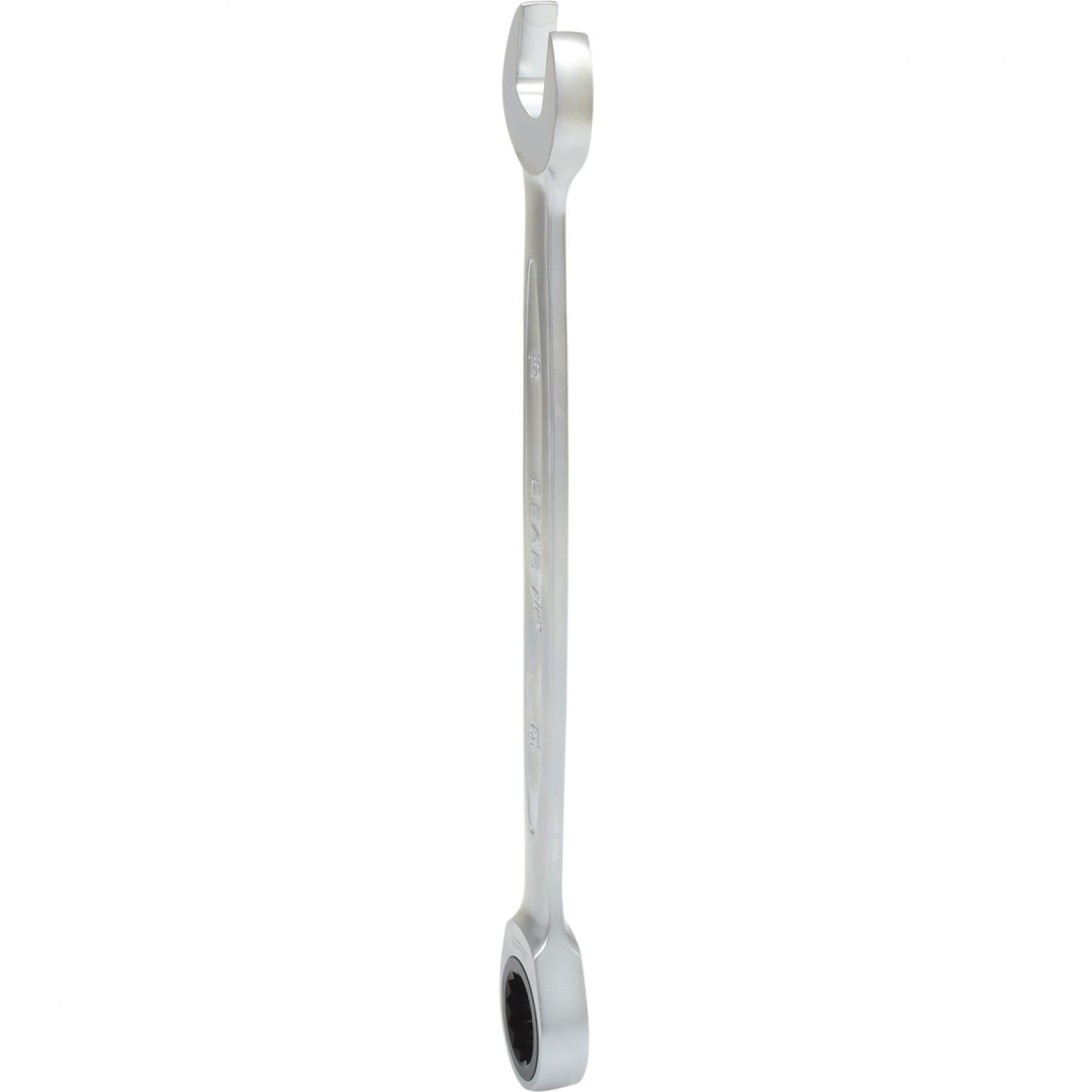 картинка Комбинированный ключ с трещоткой GEARplus, 15 мм от магазина "Элит-инструмент"