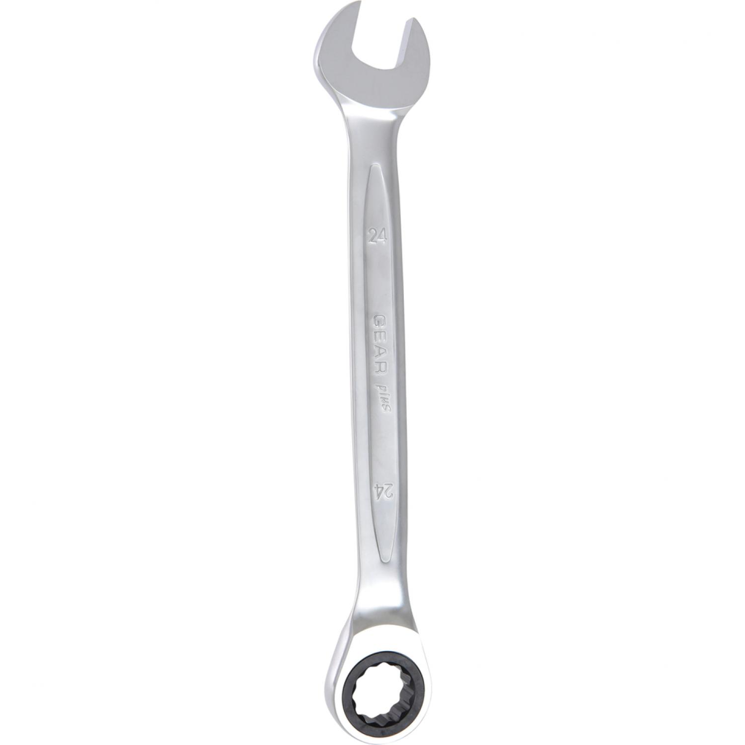 картинка Комбинированный ключ с трещоткой GEARplus, переключающийся, 24 мм от магазина "Элит-инструмент"
