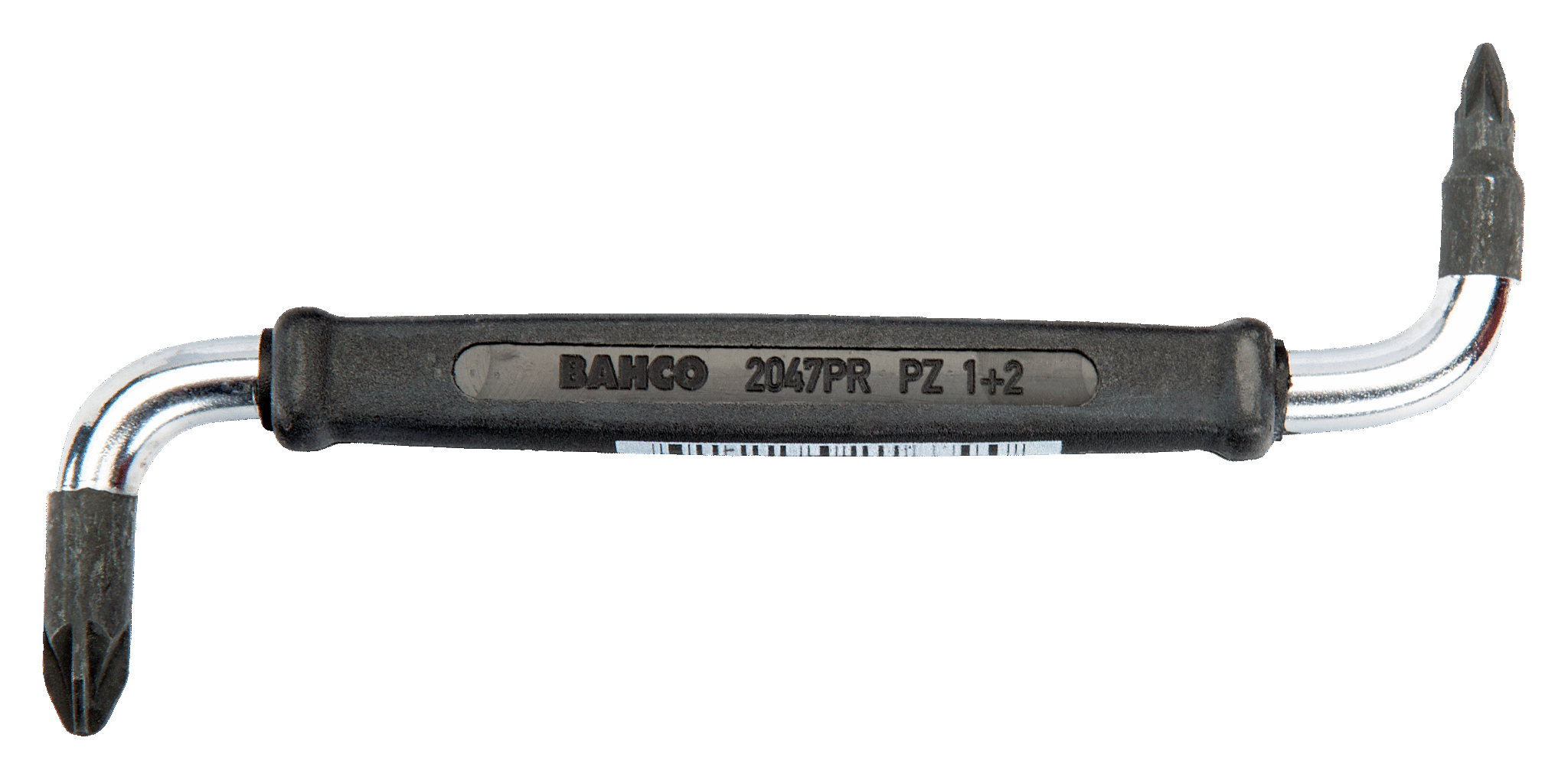 картинка Двусторонний отверточных ключ под винты Pozidriv BAHCO 2047PZ-1-2 от магазина "Элит-инструмент"