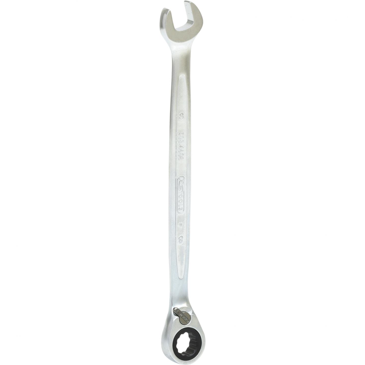 картинка Рожковый ключ с трещоткой GEARplus, переключающийся, 8 мм подвеска от магазина "Элит-инструмент"