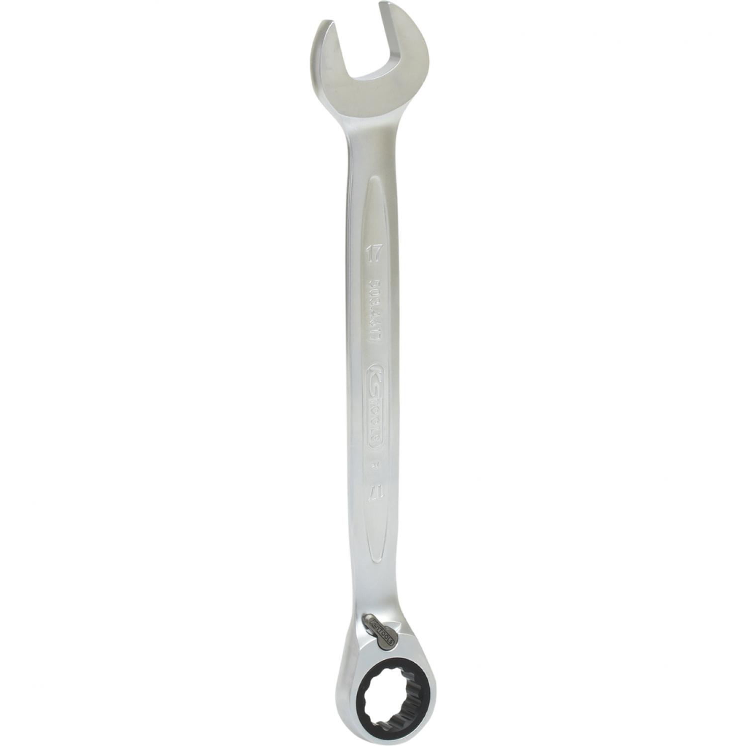 картинка Комбинированный ключ с трещоткой GEARplus, переключающийся, 17 мм подвеска от магазина "Элит-инструмент"