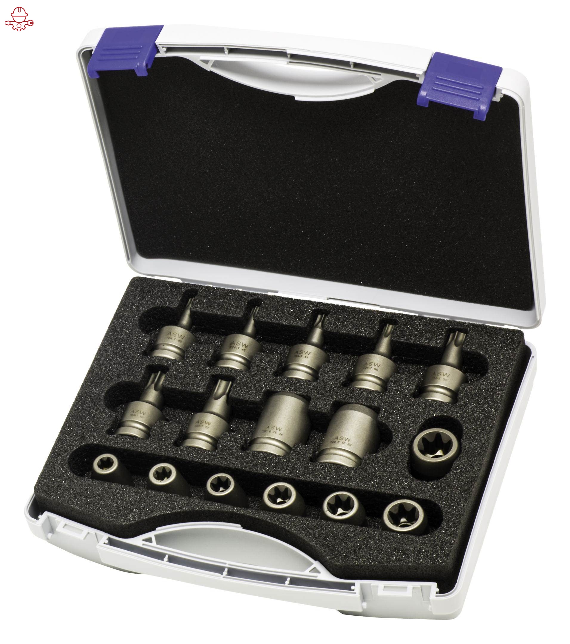 картинка Набор торцовых ключей, 16 предметов Torx Set 1/2 ", 16-Piece ASW 6193 5015 Fplus от магазина "Элит-инструмент"