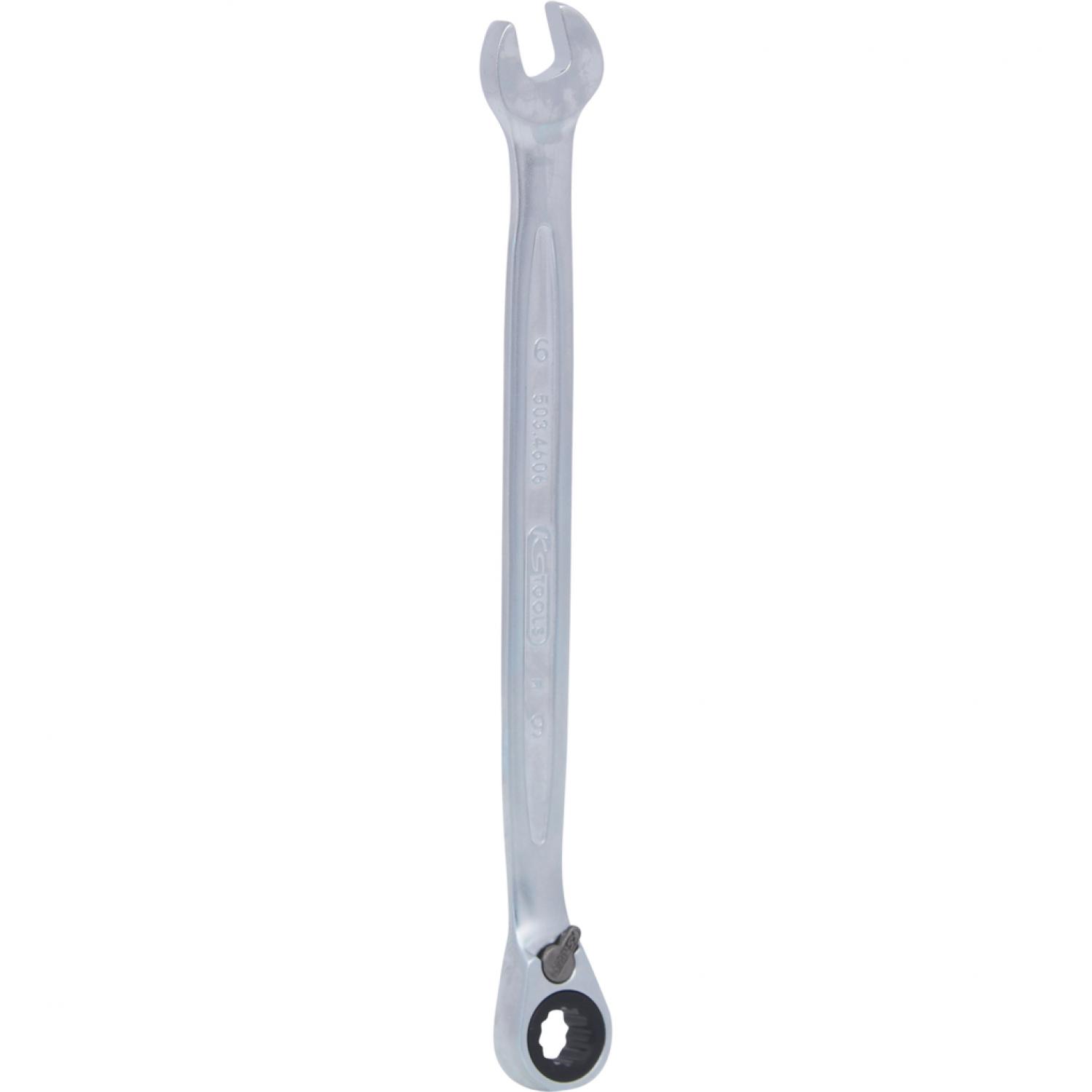 картинка Рожковый ключ с трещоткой GEARplus, переключающийся, 6 мм подвеска от магазина "Элит-инструмент"