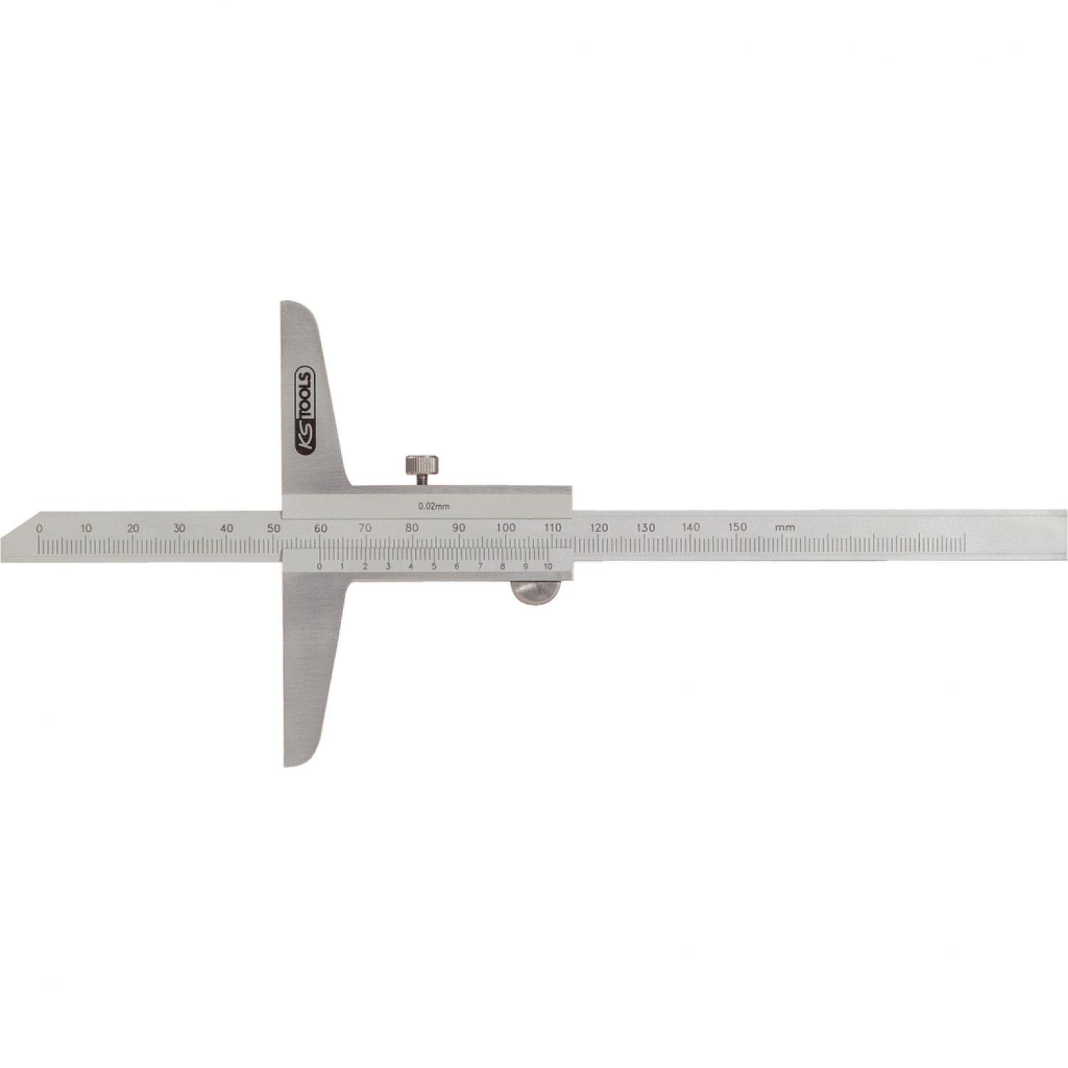 картинка Штангенглубиномер, 0-300 мм, высота 125 мм от магазина "Элит-инструмент"