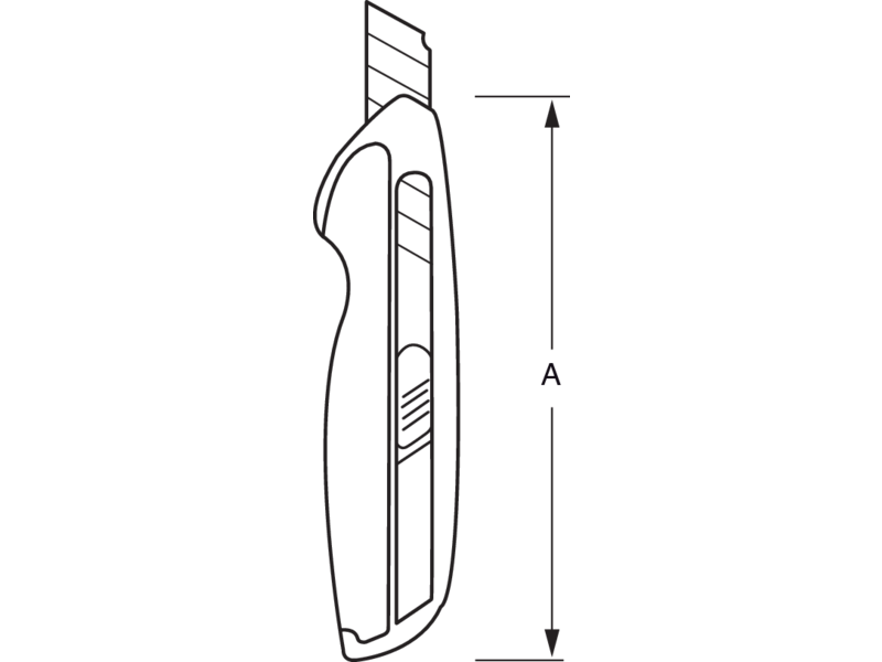картинка Универсальный выдвижной нож с многосекционным лезвием BAHCO KG18-01 от магазина "Элит-инструмент"