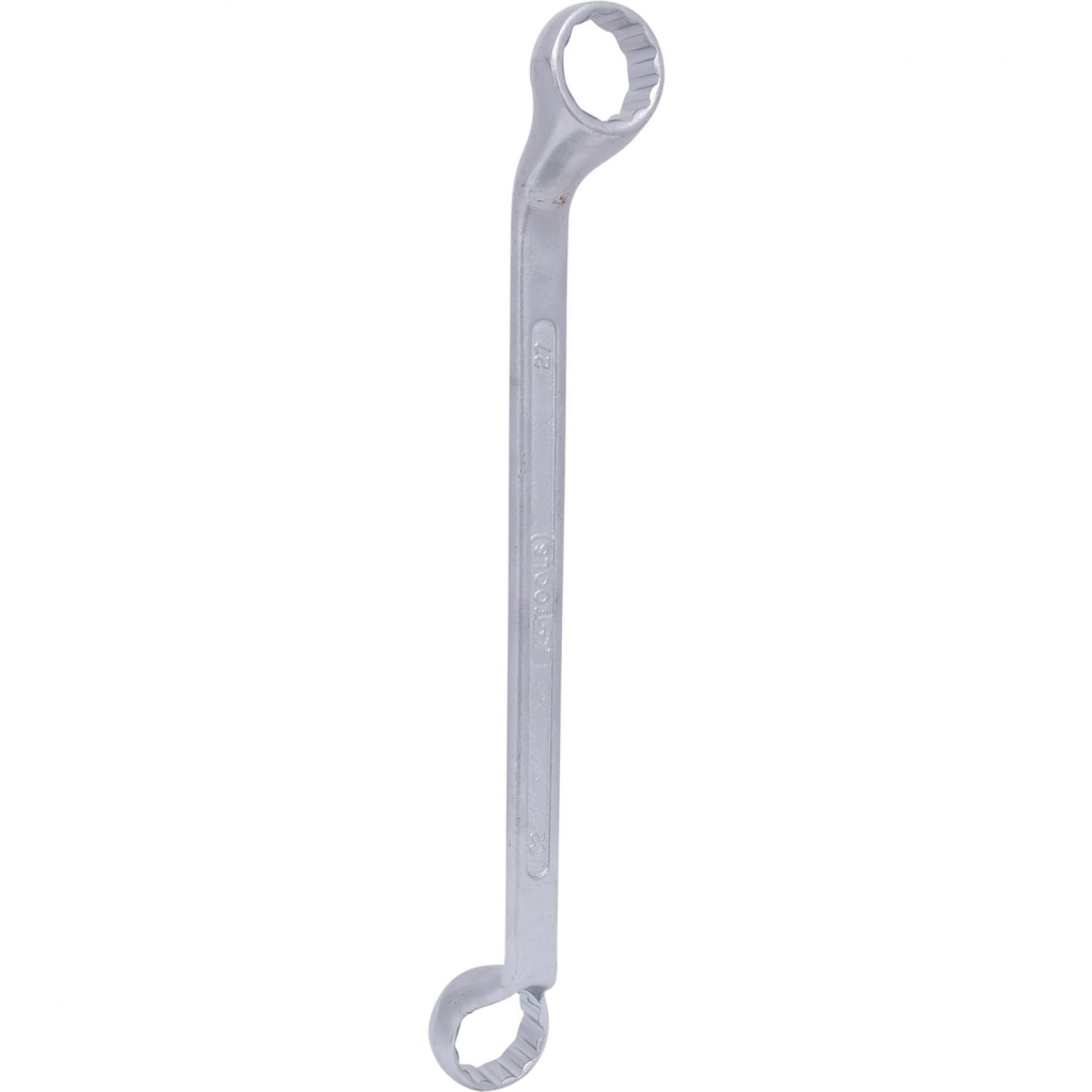 картинка Двусторонний накидной ключ, изогнутый, 27х32 мм от магазина "Элит-инструмент"